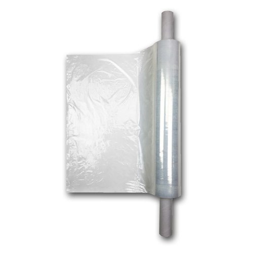 uBoxes Large Cast Stretch Wrap 20" x 1000' 80G Roll with Handle 4 Pack