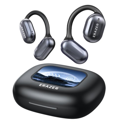 ERAZER XP2 AI Language Translation Earbuds, 4-in-1 Real Time Language Translator Earbuds 135 Languages Open Wireless Bluetooth Translator Earbuds, Translation Device for Travel Erabuds