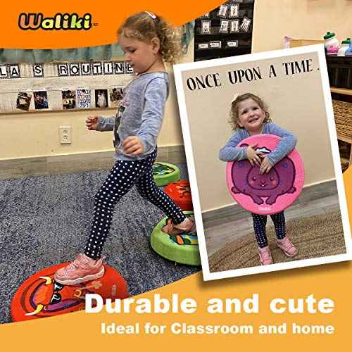 WALIKI Round Children Floor Cushions, Alternative Classroom Seating | Sponge Disc Seats | 15¡±/40CM | Pack of 4