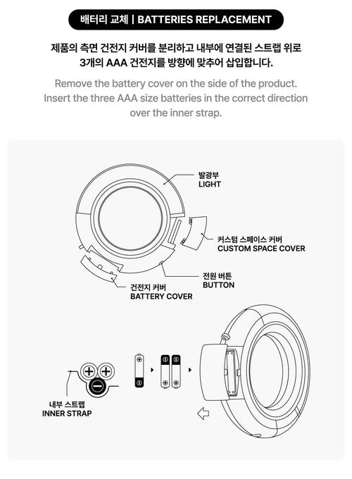 itzy Light Ring Ver.2 with Tracking Sealed Fanlight Lightstick