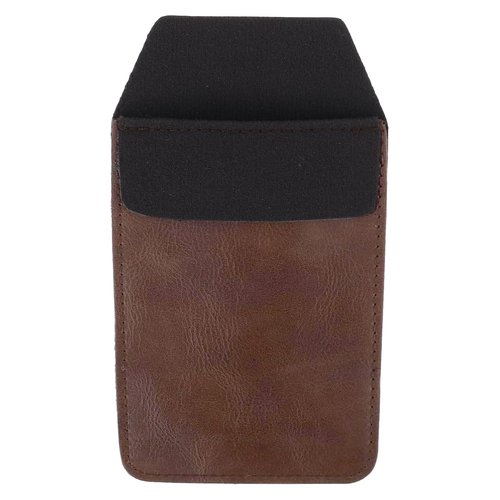 Pocket Protector, 2 Pieces PU Leather Pocket Pen Holder Organizer Pouch for Shirts Lab Coats Pants Pen Sleeve MultiPurpose Pen Pocket Holds Pens Pointers Pencils and Notes Card (Wine Red , Brown)