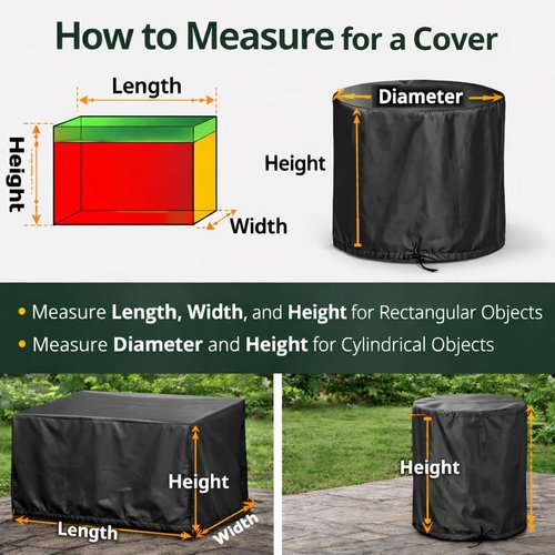 Custom Fit Home Dust Protection Cover - Made-to-Measure Furniture & Equipment Cover with Personalized Text