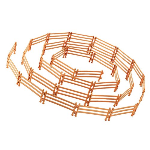 Corral Fence Toy Plastic Farm Fencing Accessories Educational Horse Fence Panel Playset 40PCS, Horse Corral Fencing Accessories