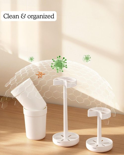 Cruise Toothbrush Holder - Portable Bathroom Organizer for Electric & Manual Brushes | Ideal for Travel & Hotels