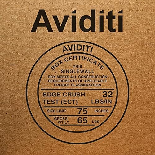 AVIDITI 5x5x5 Shipping Boxes Small (50-Pack) Heavy Duty Corrugated Cardboard Boxes for Packing, Mailing, Packaging, Moving, & Storage, Moving Supplies for Home & Office