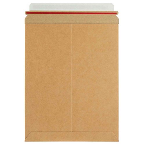 Juvale Stay Flat Mailers - 9 x 11.5 in, Brown, 100-Pack - Thick Document Mailers & Cardboard Envelopes - Peel & Seal Mailing Envelopes for Photos & Magazines
