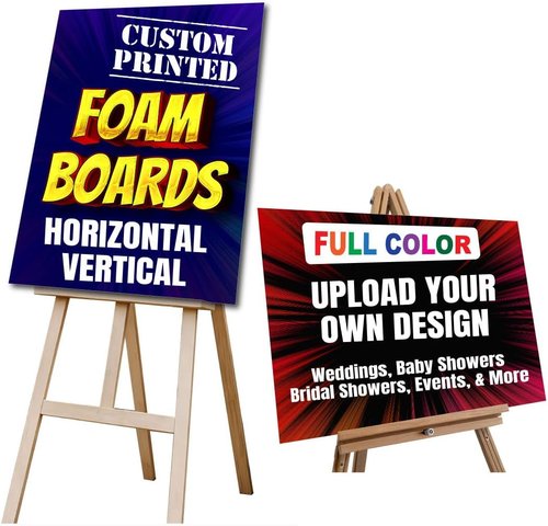 Custom Foam Board Poster Sign - Personalized Full Color Foamcore Display for Events | 24x36 Inches