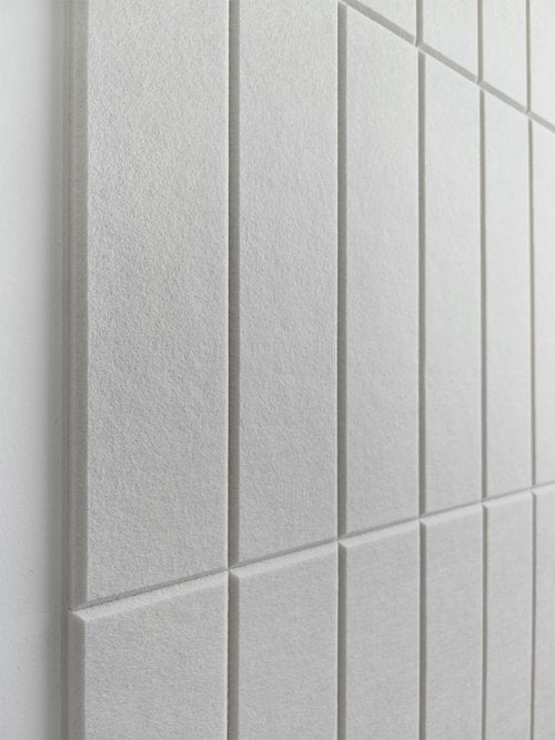 Large Cork Board Alternative - 24-Pack Felt Wall Tiles with Safe Removable Adhesive Tabs, Cork Wall Tiles Bulletin Board Home Office Essentials - Warm White