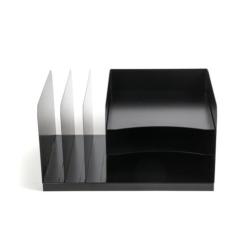 Huron Organizer Vert 3/Horz 3 Slot, Black Metal