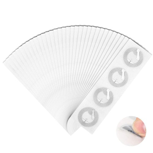 100pcs NFC Tags Sticker Programmable NFC Stickers Ntag215 Chip Rewritable RFID Stickers 504 Bytes Memory Adhesive Labels Compatible All NFC-Enabled