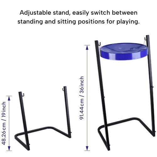 Suttaya Steel Drum Steelpan drum Educational Instrument with Collapsible Stand