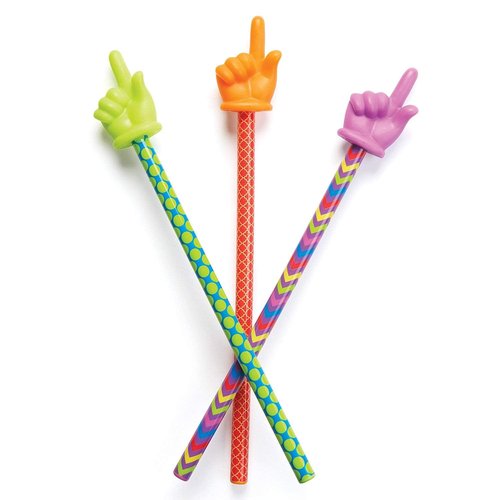 Learning Resources Patterned Hand Pointers, Set of 3, Multi-color, 15 in (LER1958)