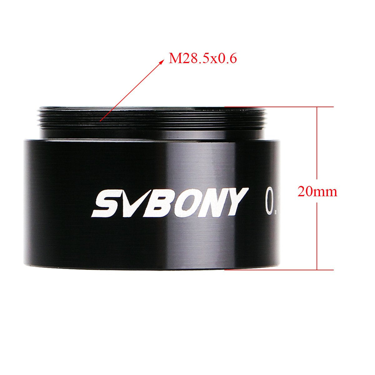 SVBONY 0.5X Focal Reducer - 1.25 inches Fully Multi Coated for Telescope Eyepiece Photography and Observing