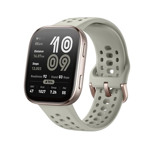 Amazfit Bip 6 Smart Watch 46mm, 14 Day Battery, 1.97" AMOLED Display, GPS & Free Maps, AI, Bluetooth Call & Text, Health, Fitness & Sleep Tracker, 140+ Workout Modes, 5 ATM Water-Resistance, Stone