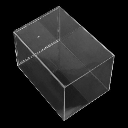 TAICHEUT 21 Pack Clear Square Acrylic Pen Holder, Square Makeup Brush Holder, Desktop Pencil Cup for Toothbrush, Straw, Makeup Brush, Office School Home Supplies