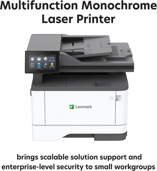 Lexmark MX432adwe Monochrome Laser Printer - Fast 42 ppm Print Speed | Integrated Duplex, 800-8,000 Pages Monthly