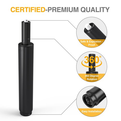 HOSALI Office Chair Cylinder Replacement,Heavy-Duty Gas Lift Cylinder Fits Most Chairs,Highest End Class 4 Hydraulic Pneumatic Piston, Universal Size