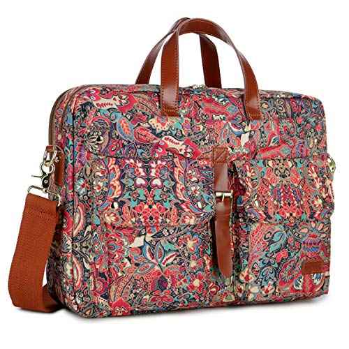 Baosha Multicoloured 17inch Laptop Computer Bag Messenger Bag Briefcase for Women BC-07
