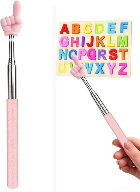 Skiennix Extendable Teacher Pointer - Ergonomic, Adjustable Presentation Tool for Classroom & Meetings