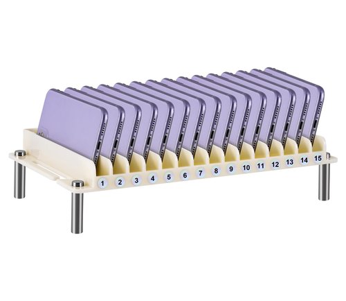 Consfly Multifunctional Desk Organizer - Classroom Cell Phone Organizer with 15 Slots for Office, School, Home