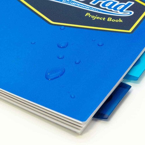 Pukka Pad 5 Subject Spiral Notebook 3-Pack - 200 Pages, 100 Sheets of 80GSM Paper with Repositionable Dividers & Perforated Edges for Office Planning & Organization - US Letter 8.5 X 11, Blue Vision