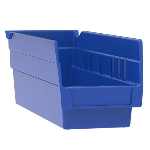 Akro-Mils Plastic Organizer and Storage Bins Bundle (30130 + 30120), Blue