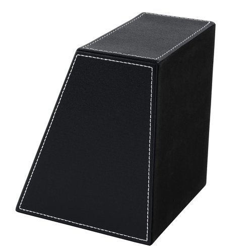 TV Remote Control Holder with 3 Compartments, Media Accessory Storage, Storage box, Storage Rack, Desk Organizers(Black(2 pieces))