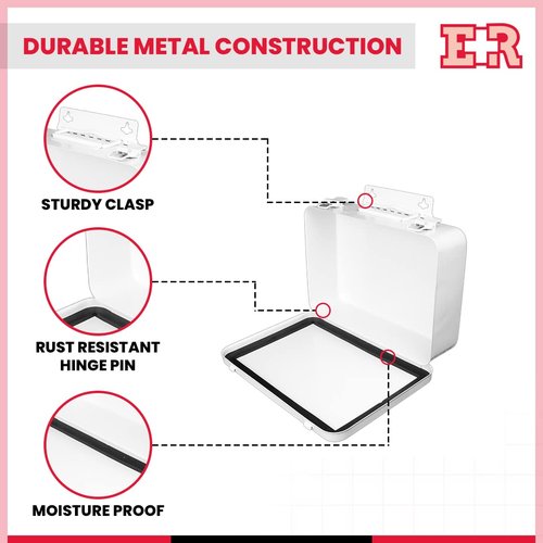 Ever Ready First Aid Metal Case, No.16-H – 9.5” x 7” x 2.5”