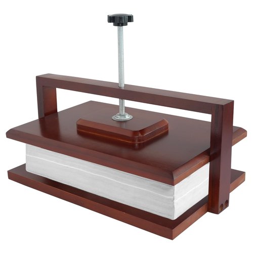 Stranthother 11.6 * 7.9 inch Wood Book Press Binding Kits Flower Pressing Kits Book Lover Gifts Paper Press