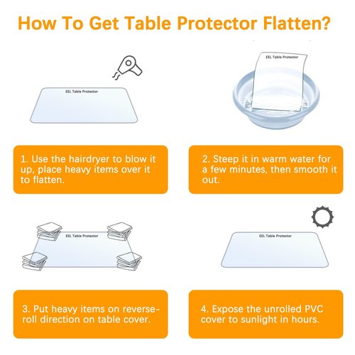 30 x 48 " Clear Plastic Dining Table Protector Tablecloth Desk Pad Mat Wooden Furniture Coffee Glass End Side Banquet Dinner Pub Bar Table Cloth Top Protection Cover Waterproof Rectangular PVC Vinyl