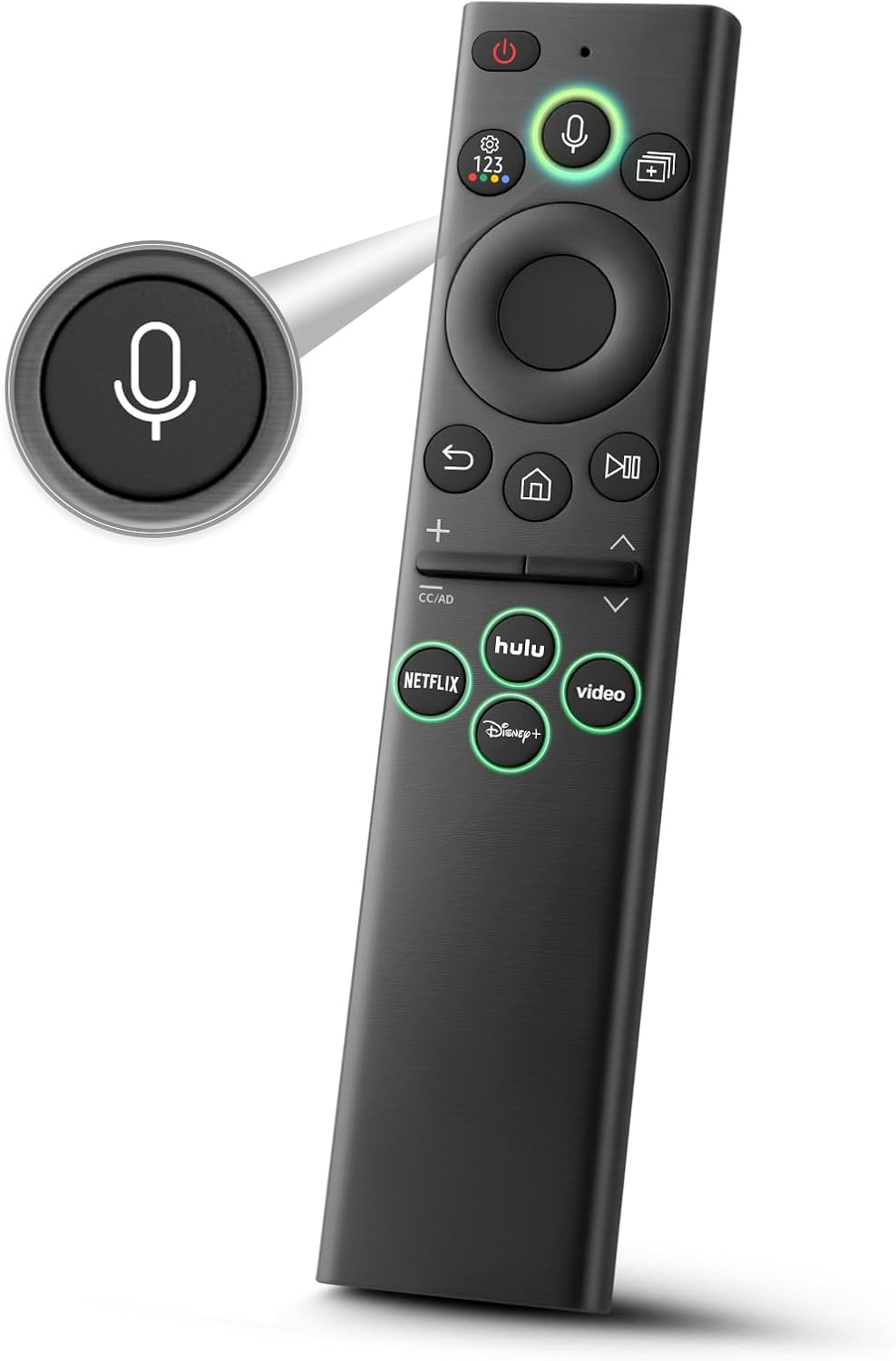 (Pack of 2) Replacement-Remote-Control for Roku-TV,Compatible for TCL Roku/Hisense Roku/Onn Roku/Philips Roku Smart TVs(Not for Roku Stick and Box)