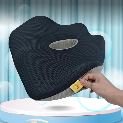Office Chair Cushion,car seat Cushion, Ergonomic Memory Foam Seat Cushion, Supportive Comfort for Long Drives and Office Use, Airplane Seat Cushion for Long Flight