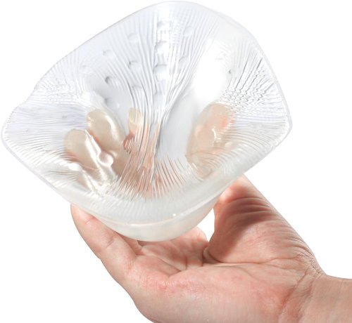 Mastectomy Breast Prosthesis - Waterproof Swim Breast Form for Women | Concave Bra Pad Insert (1 Piece)