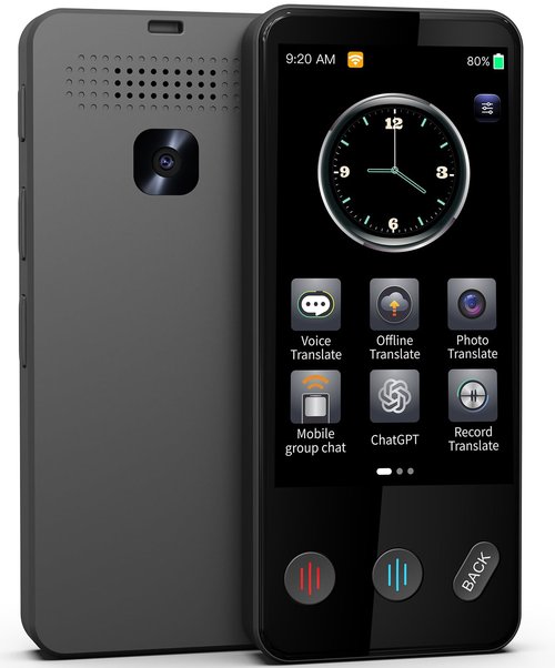 Language Translation Device, Two Way Real-Time Voice Translation, Support 138 Languages, Offline & Recording & Photo Translation, Portable Translation for Travel/Business/Study