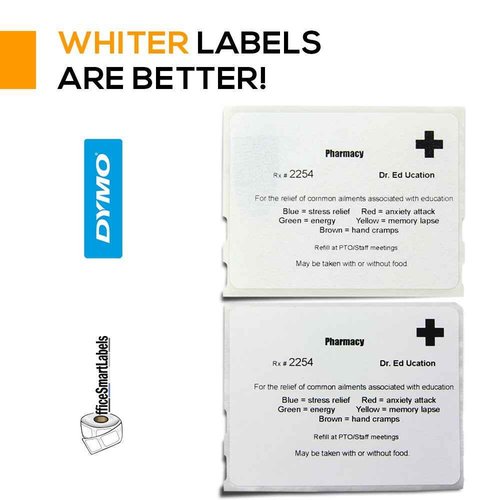 OfficeSmartLabels 2-1/8 x 2-3/4 inch Veterinary Diskette Media Labels, Compatible with 30258 (12 Rolls / 400 Labels Per Roll)