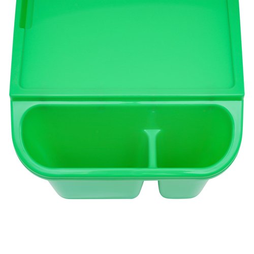 12 Pcs Kids Lap Desk Bulk Plastic Tray Lap Table Portable Breakfast Lap Storage Trays with Side Pockets & Slots Stackable Activity Table Laps Top Desk Tray for Kids Students Work Study School