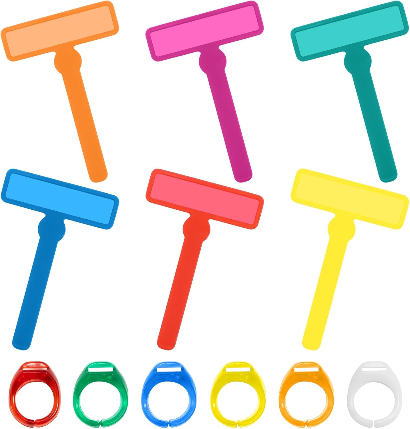 Skiennix Guided Reading Strips - 8Pcs Finger Trackers for Dyslexia & ADHD | Reading Tools with Rings