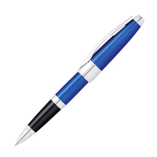 Cross Apogee Translucent Blue Lacquer Rollerball Pen
