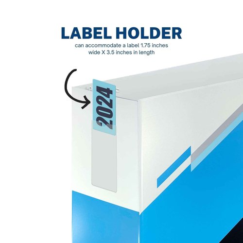 Performore 6 Inch Locking Angle D-Ring Binder Heavy Duty Poly Binder with Printed Design, Secure Locking 3 Rings, Spine Label Holder, Non-Customizable Cover, Holds 8.5" x 11" Paper (2)