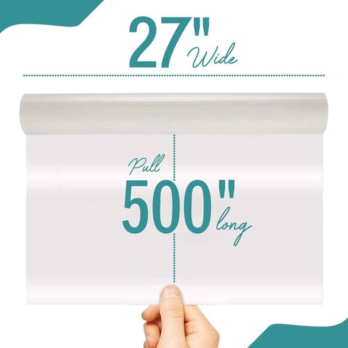 Laminating Film - 2 Pack Glossy Thermal Laminating Roll Easy-Load, 27x500 Inch Laminate Roll - 1" Core, 1.5 Mil