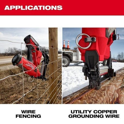 for Milwaukee Tool Mpu112-960 Cable Staples, 9 Ga, Diamond Crown, 1-1/2 in Leg L