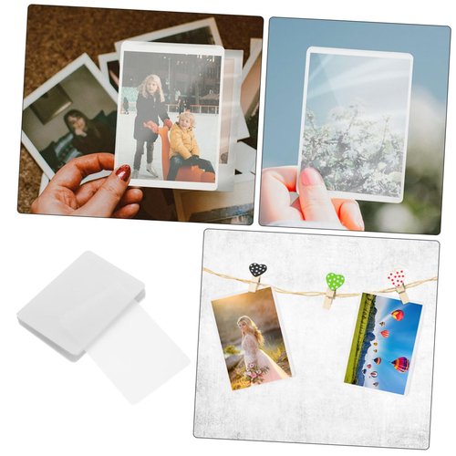 GANAZONO 100Sheets Clear Laminating Film Mil Thermal Laminating Pouches for Photos Cards and Documents Glossy Finish PVC Material for Home and Office Use