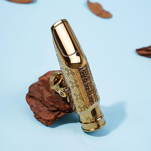 LibertyTone alto saxophone mouthpiece is meticulously crafted from high-precision brass and comes in three professional sizes: 6, 7, and 8, catering to diverse playing requirements. (Alto NO.7)