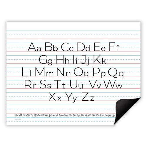 Jumbo Magnetic Handwriting Paper - Large Magnetic Lined Paper for Whiteboard, Primary Dry Erase Notebook Poster, Giant Early Writing Page, Classroom Resources for Teachers Simply Magic - 23" x 18"