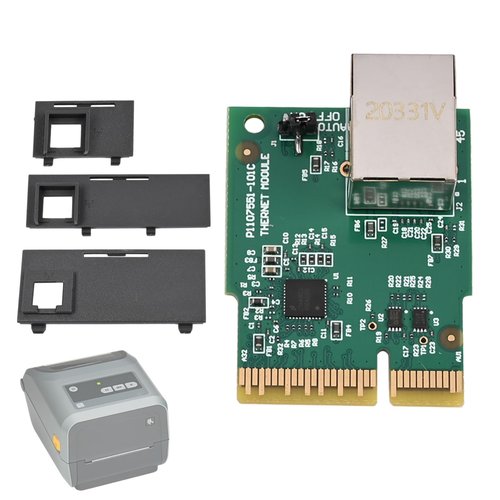 Promrmr P1112640-015 Kit Upgrade Ethernet Module Fit for Zebra ZD421 ZD421d ZD421t ZD411 Thermal Printer 203dpi 300dpi Ethernet Wired Connection Module