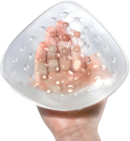 Mastectomy Breast Prosthesis - Waterproof Swim Breast Form for Women | Concave Bra Pad Insert (1 Piece)