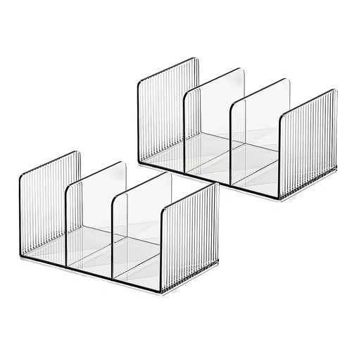 BEENIFIC Acrylic Desk File Organizer,Office Desktop Binder File Folder Mail Organizer,Handbag Purse Book record Magazine Holder (2 Pack)