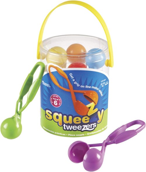 Learning Resources Squeezy Tweezers - Montessori Fine Motor Skills Tool for Toddlers | Sensory Bin & Water Table Activities