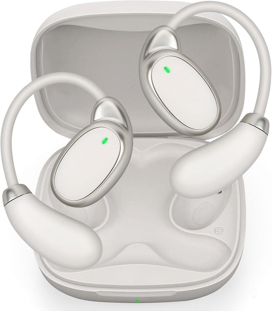 Skiennix Language Translator Earbuds - Two-Way Real-Time Translation in 138 Languages | Bluetooth & App for Travel, Business, Learning - White