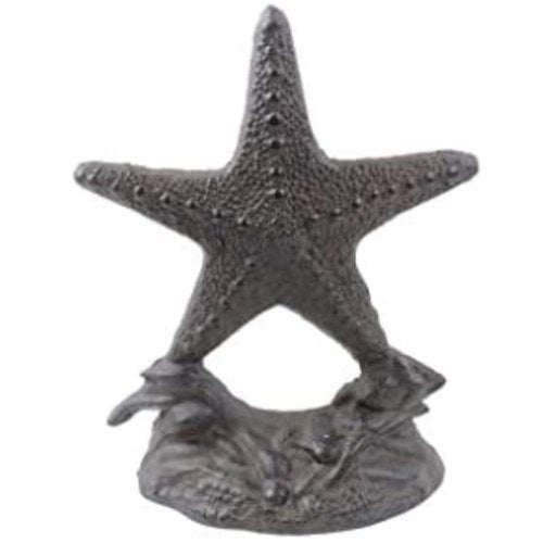 Cast Iron Starfish Door Stopper 11" - Sea Decor - Coastal Living